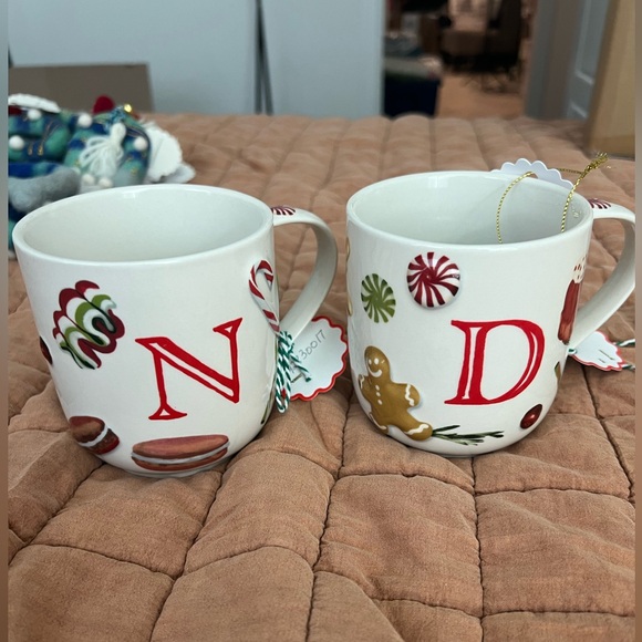 Anthropologie Holifaye Stoneware Monogram Mug, NWT - Picture 3 of 4